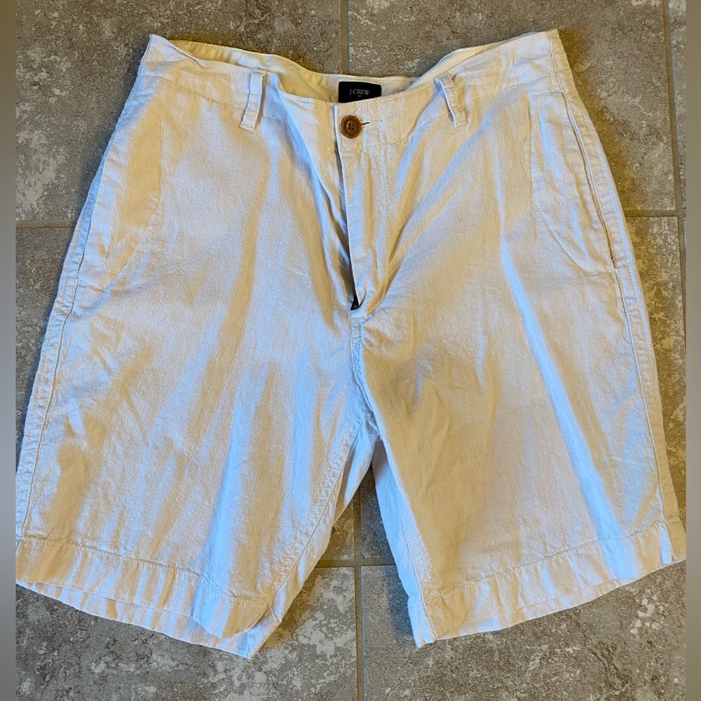 JCrew Men’s Linen Shorts, Size 33, Perfect Condition! Worn Once!